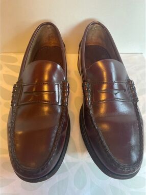 Sebago Classic Brown Leather Penny Loafers Men's US 9 D Made in USA